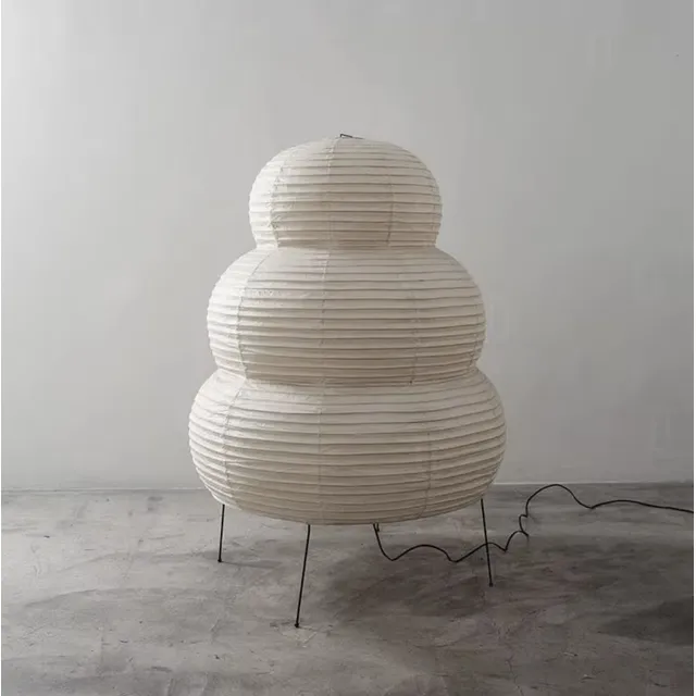 Lampara De Papel Diseño Japonés Akari Wabi-sabi