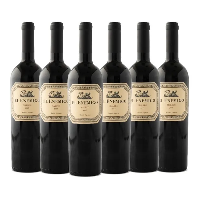 Vino Tinto El Enemigo Malbec 750 Ml Caja X6 U Bodega Aleanna