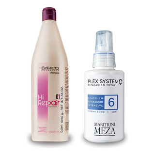 Shampoo Hi Repair 1000ml Salerm +leave In #6 Plex System Shampoo Hi Repair 1000ml Salerm +leave In #6 Plex System