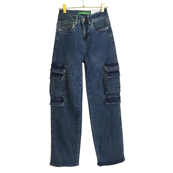 Jeans Pantalon Most Wanted Cargo Power Dama Mujer Original