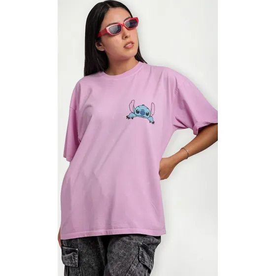 Polo Oversized Lilo & Stitch Unisex - Tooneate