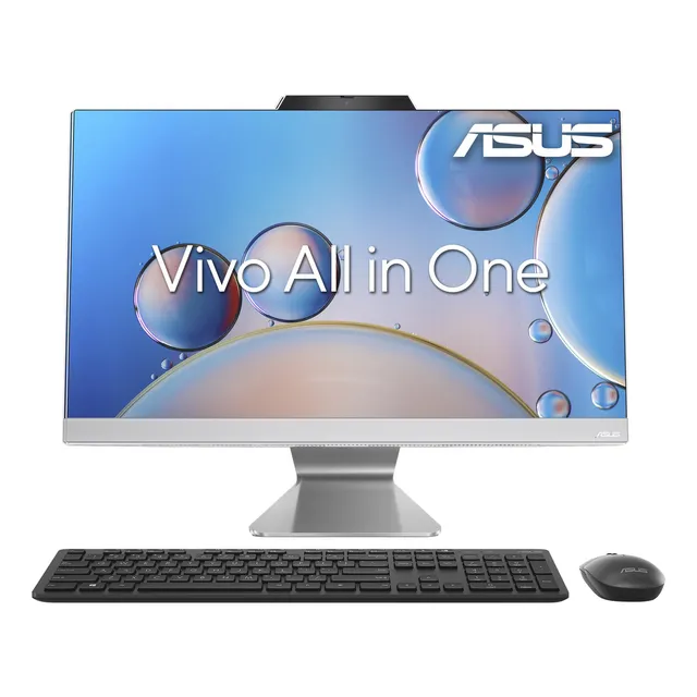 Asus All-in-one M3402wfa/m3402wfak-wa014w/amd Ryzen 3 4 Núcleos/8gb Ram/512gb Ssd/windows 11/blanca/mouse Y Teclado En Español Alambricos