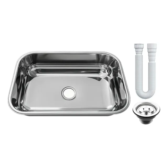 Cuba As Pia Inox 430 Cozinha N°2 56x34x17 Extra Funda