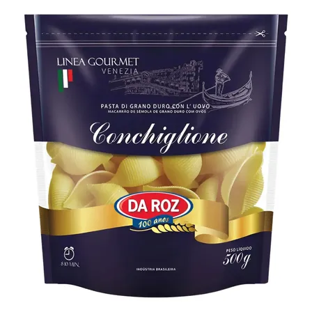 Macarrão Grano Duro Conchiglione 500g Da Roz Gourmet Veneza
