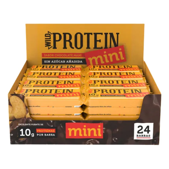 Barritas De Proteína Wild Foods Mini - Chocolate Maní