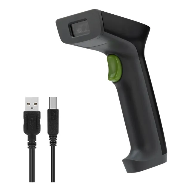 Lector Pistola Código De Barras Cable Usb 1d Zkteco Zkb101s