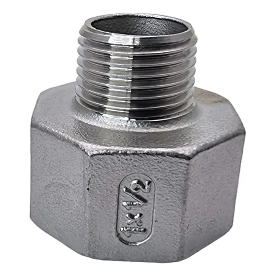 Conexão Inox 304 Redução 1 Polegada Fêmea X 1/2 Macho - Bsp