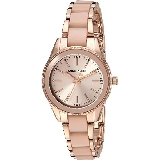 Reloj Anne Klein Policarbonato Brazalete Rosa Ak3212lprg Color de la correa Rosa dorado Color del bisel Rosa dorado