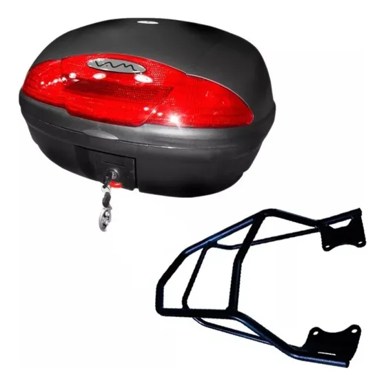 Baul 42 Lts + Portaequipaje Yamaha Ybr125 Ed Motoelementos