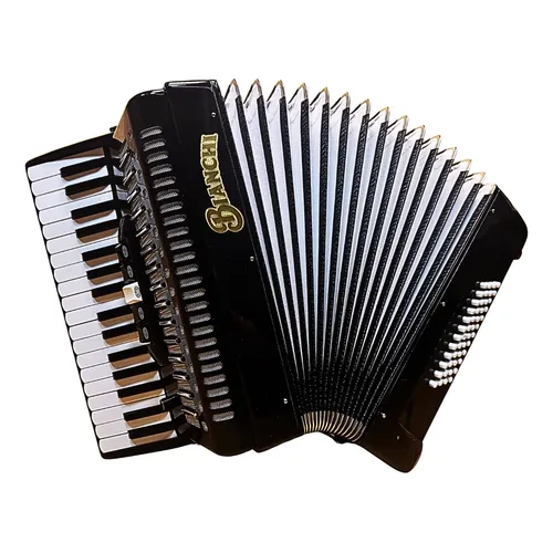 Acordeon 80 Baixos 37 Teclas Ta 8009 Preto Thommasi | Parcelamento