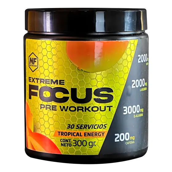 Nf Nutrition Extreme Focus Suplemento Tropical X 300gr Sabor Extreme Focus Tropical Polvo