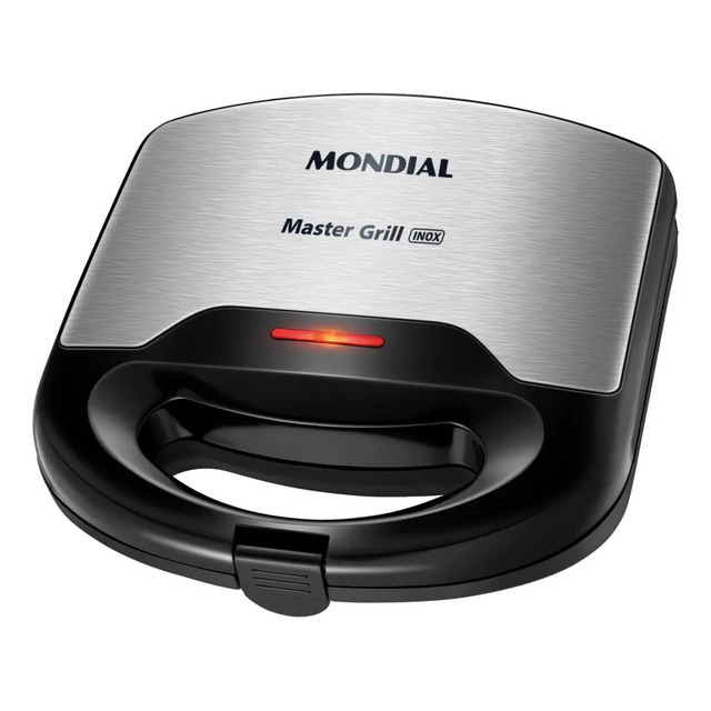 Sanduicheira Master Grill 750w S-20 Preto/inox Mondial Cor Preto