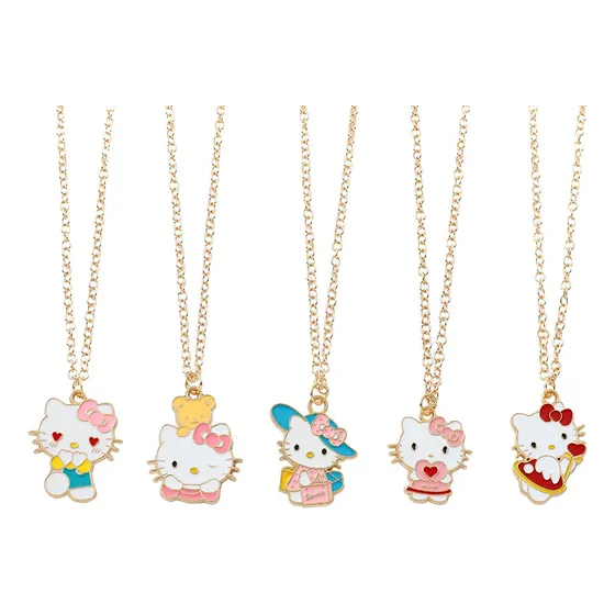 5 Piezas Hello Kitty Pareja Bffcollares Accesorios