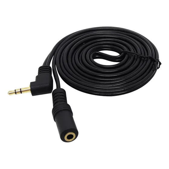 Cabo P2 Fêmea + P2 Estéreo 1,8 Metros Para Fone De Ouvido Pc
