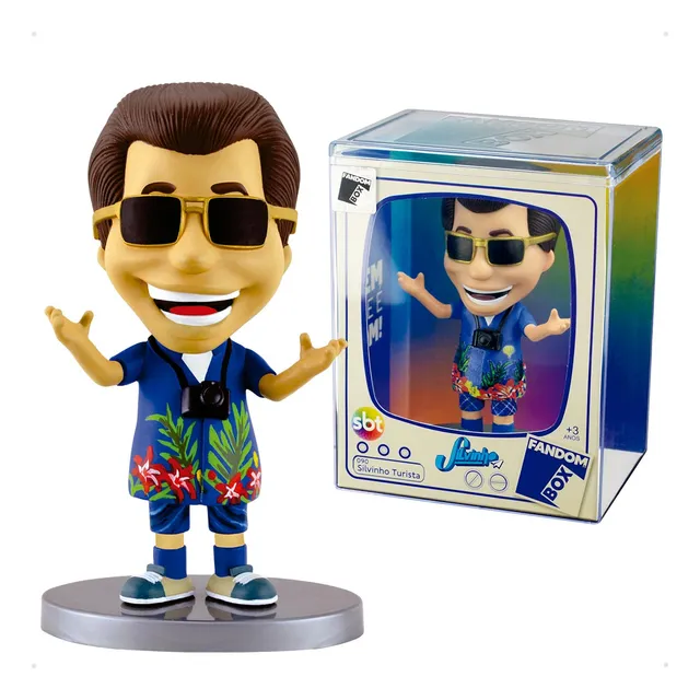 Boneco Silvinho Turista Silvio Santos Sbt Fandom Box Lider