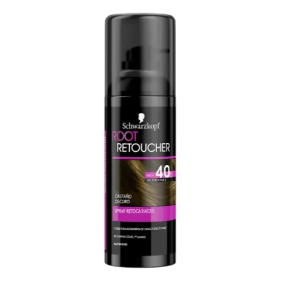 Spray Retoca Raíces Schwarzkopf Root Retoucher Castañooscuro