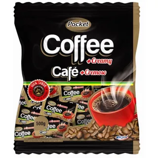 Bala De Café Pocket Cremosa Coffee 500g - Freegells Bala De Café Pocket Cremosa Coffee 500g - Freegells