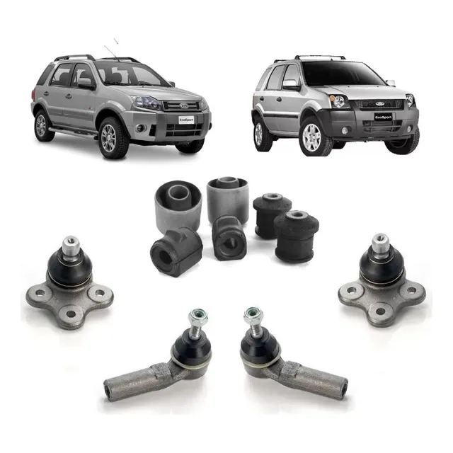 Kit Ecosport Rotulas Extremos Bujes De Parrilla Y Barra