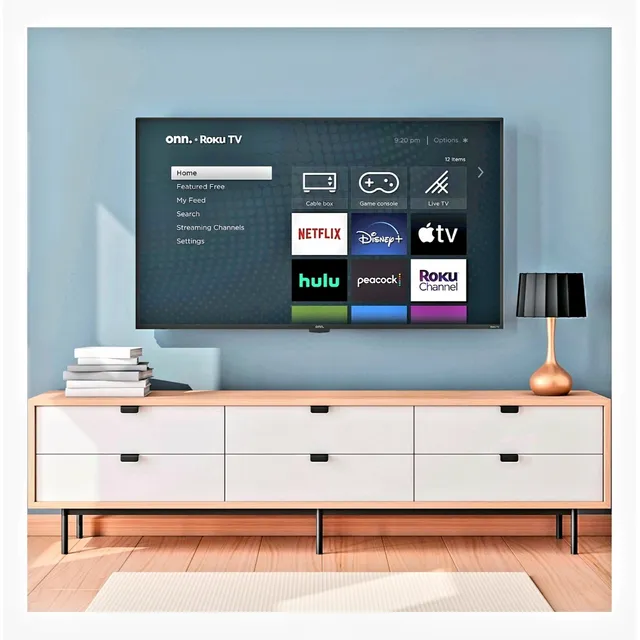 Tv Onn Smart 42 Pulgadas, Roku Incluido. 4k Hd Led
