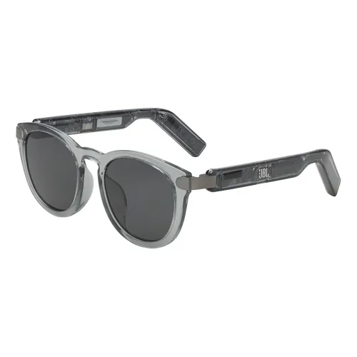 Gafas De Sol Jbl Bluetooth Soundgear Frames 8 Horas Ip54 Varilla Gris Armazón Gris