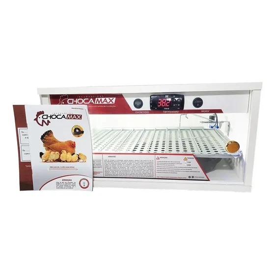 Incubadora para 90 ovos Chocamax 80 a 90 ovos 25cm x 52m x 52m 127V