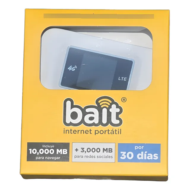 Hotspot Internet Inalambrico Modem Portatil Mifi + Chip Y Gb Bait Mifi Pantalla