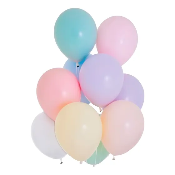 Globos Pastel X 50 De 9 Pulgadas Cotillon Surtido Perlado