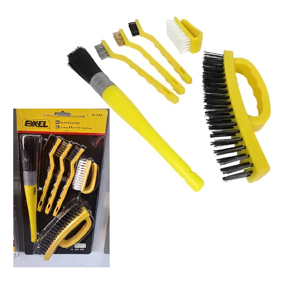 Juego De Cepillos De Alambre Exxel 6 Pcs