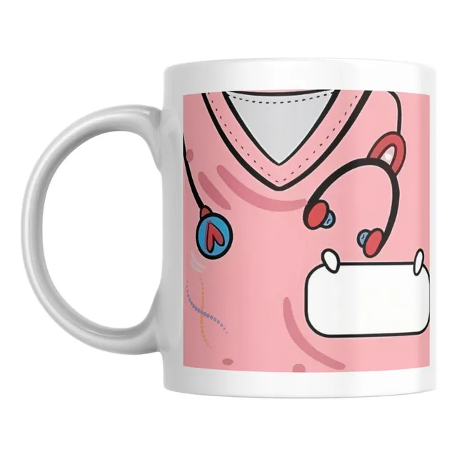 Taza Cerámica Enfermeros, Dentistas, Anestesistas, Ayudante