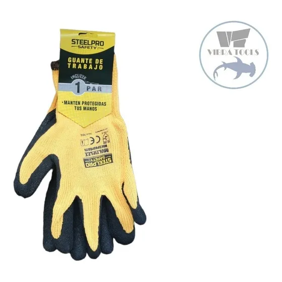 Guante Multipropósito Steelpro Multiflex Talla Única Amarillo/negro Unica (10/l)