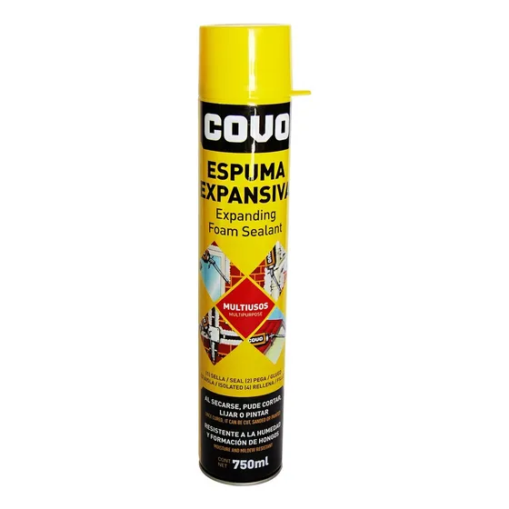 Sellador Espuma Expansiva 750ml Poliuretano Covo