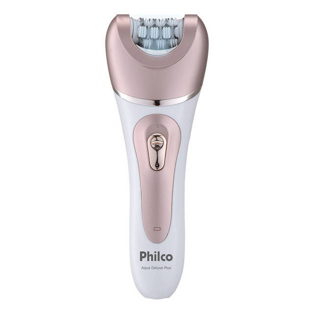 Depilador Philco Aqua Deluxe Plus Pdp02r Cor Branco/rosa 110v/220v Depilador Philco Aqua Deluxe Plus Pdp02r Cor Branco/rosa 110v/220v