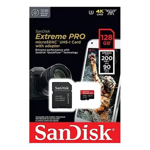 Cartão Sandisk 128gb Extreme Pro Cfexpress Tipo B 1700 Mb/s