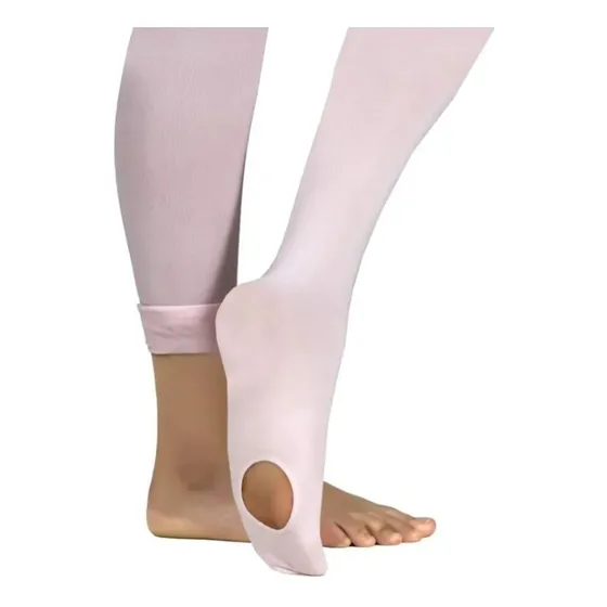 Meia Calça Conversivel Fio 80 Com Furo Ballet Dança Bale 