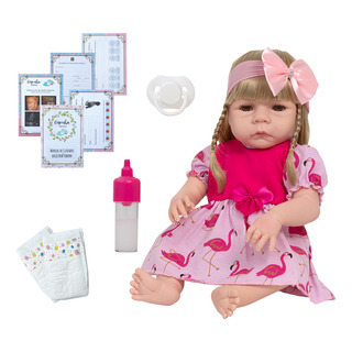 Bebê Reborn Menina Realista Com Acessórios Envio Imediato Bebê Reborn Menina Realista Com Acessórios Envio Imediato