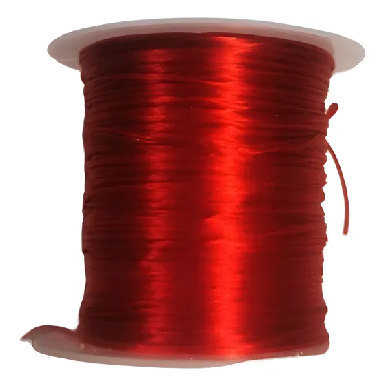 Hilo Rojo  Elasticon Para Atar Carnadas..lenguado.nape 