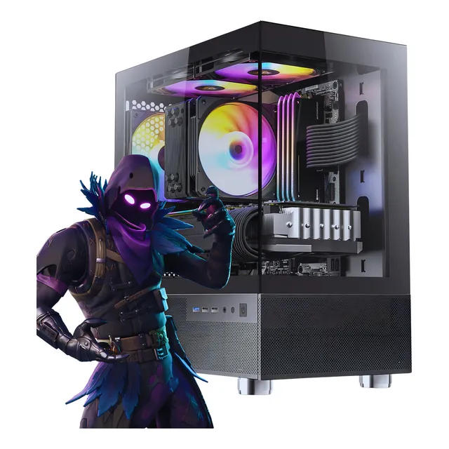 PC GAMER RYZEN 7 5700G - 32GB RAM - FUENTE 80 PLUS DE 750W CERTIFICADA - DISCO SOLIDO NVME DE 1TB - GABINETE CON COOLERS RGB - COMPUFAN