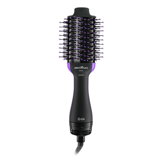 Escova Secadora Britânia 4 Em 1 Bes35 1300w Cor Preto Escova Secadora Britânia 4 Em 1 Bes35 1300w Cor Preto