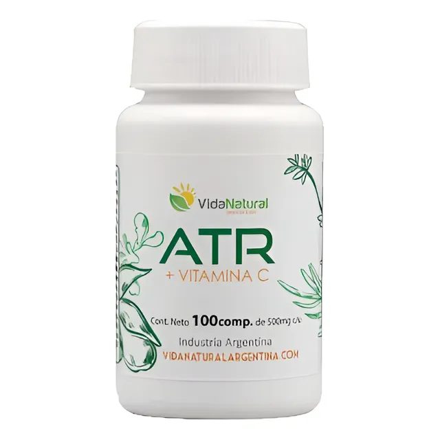 Atr + Vitamina C (p/reuma) X100- 500mg, Comp - Vida Natural