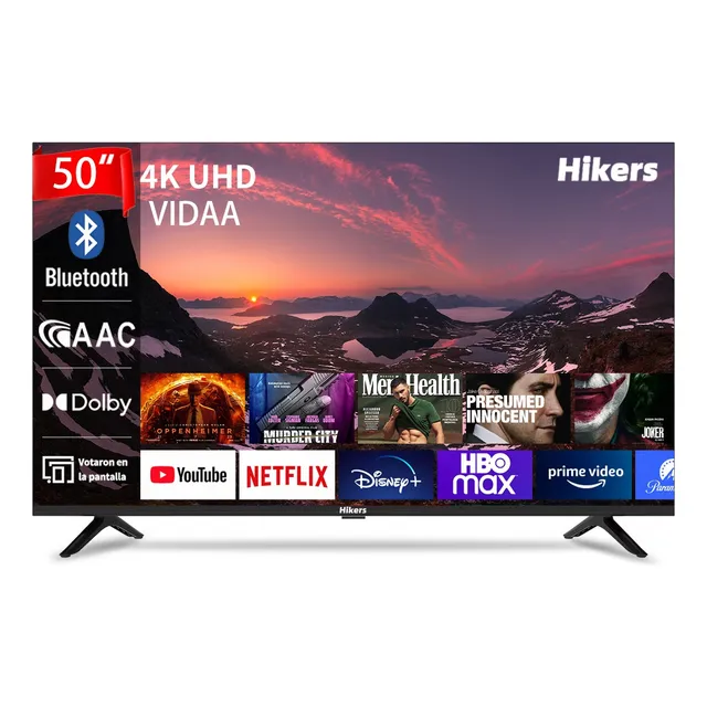 Pantalla Smart Tv Vidaa Hikers 50 In 4k Uhd Con Dolby/aac