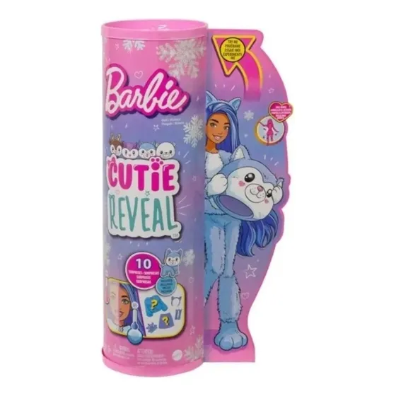 Barbie Cutie Reveal Serie Fantasía Con Husky ( Perrito)