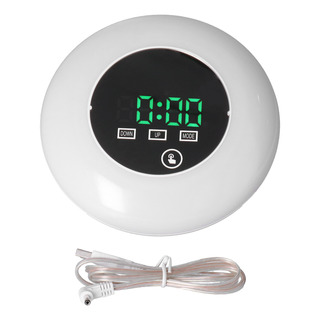 Reloj Con Alarma Digital Led Con Espejo Verde, Termómetro, 7 Reloj Con Alarma Digital Led Con Espejo Verde, Termómetro, 7