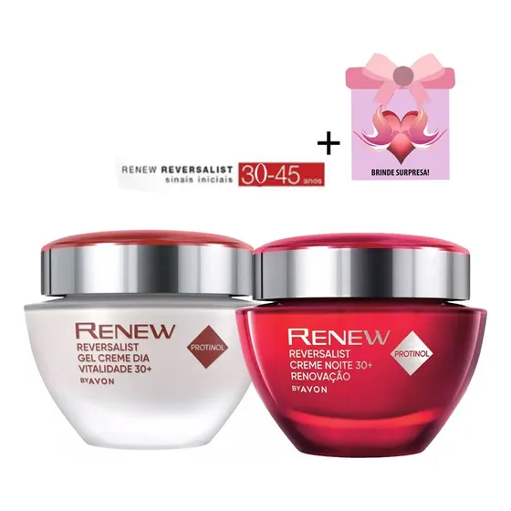 Crema de día Avon Renew Reversalist Night 50 g + que proporciona signos iniciales del tipo de piel de 30 a 45 años