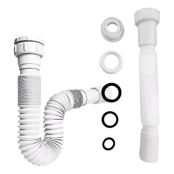 Sifon Flexible Corrugado Desague Drenaje Lavaplatos O Baño