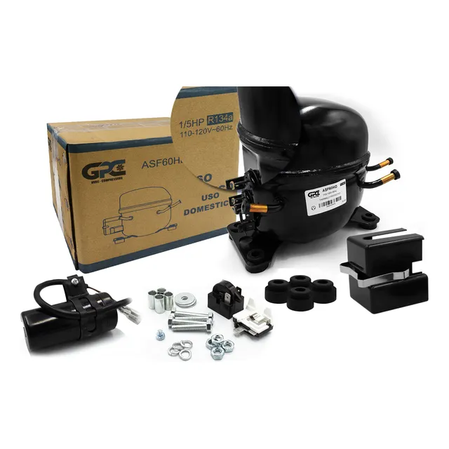 Compresor Para Refrigerador Gas R-134a 1/5hp-