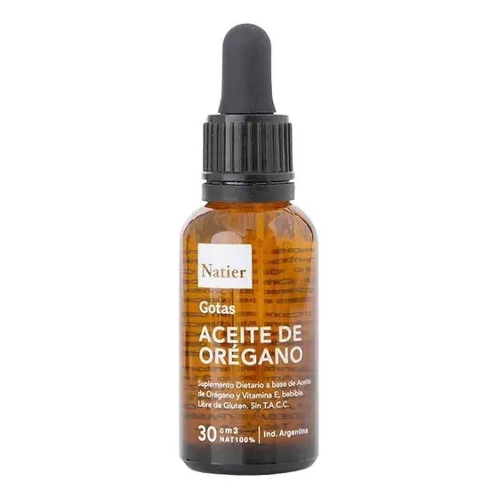 Natier Aceite Esencial De Orégano 100% Pureza Antibacteriano Sabor Sin sabor