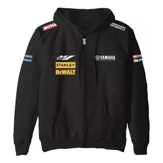 Campera De Felpa Algodón Motogp Yamaha Tech3