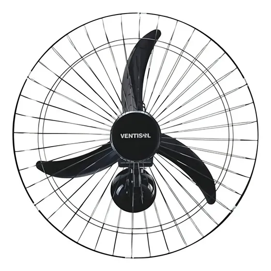 Ventilador Osc Parede 60cm Preto Ventisol