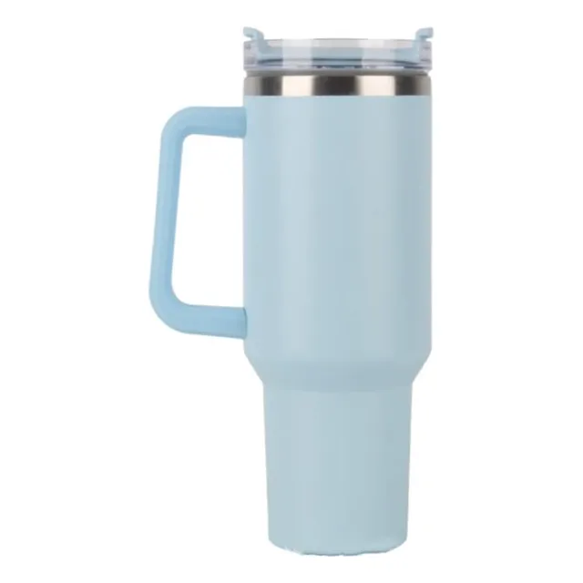 Vaso Térmico 40 Oz Con Asa, Termo Al Vacío Acero Inoxidable