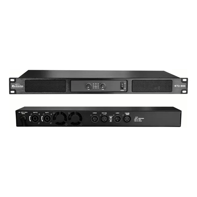 Amplificador Markimton Kt2-900 8 Ohms-600w*2/4 Ohms-*900w*2